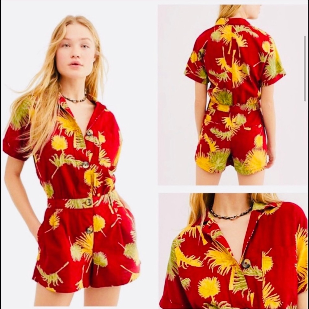 BNWTs Free People Romper~ Woman’s Size Large